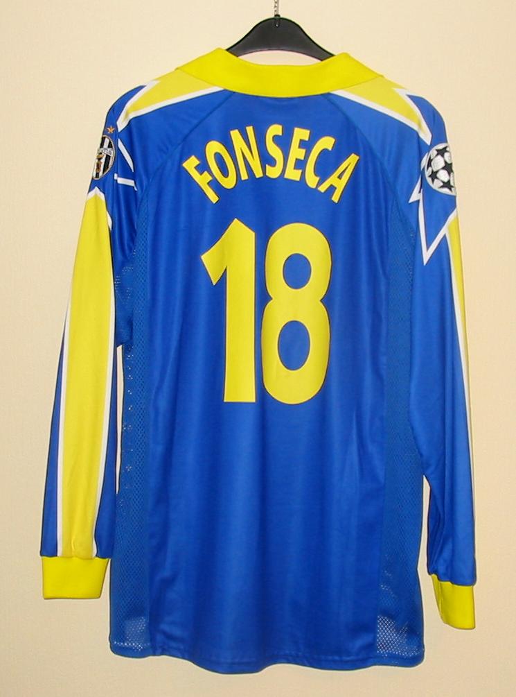 Juventus away shirt Fonseca season 1997-1998