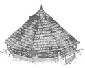 Reconstruction of Dacian dwelling (1)