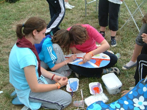 Painting our shields