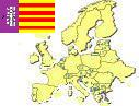 Map of Europe highlighting 
Mallorca