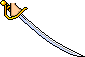 Male Swordsman Cutlass With Hand