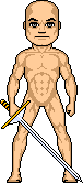 Male Swordsman With Longsword Composite