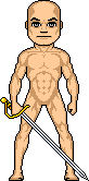 Male Swordsman With Rapier Composite