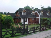 A german style house in Frutillar.