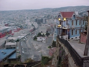 A dock view in Valparaiso.