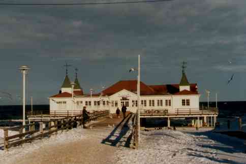 Seebrücke Ahlbeck im Winter