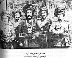 ein paar kurden der jangal-bewegung, in der mitte: karim khan