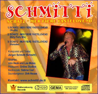 Schmitti CD Schatz mer fiere Fastelovend