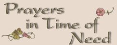 Prayer in Times of Need