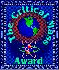 Pictured: The Critical Mass Award.