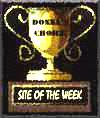 Award for Donna's Site of the week
