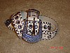 Kippy Small Cowgirl/boy buckle set in lite saffire.
