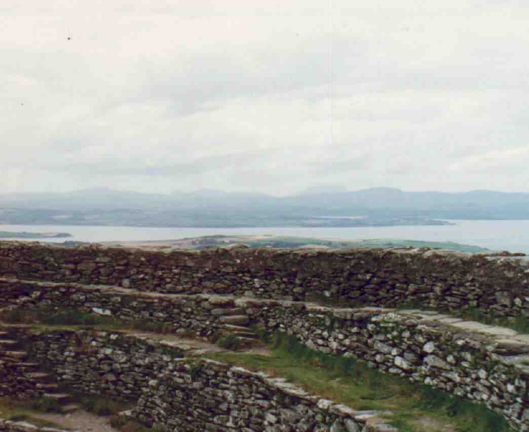 il Grianan of Aileach visto all'interno