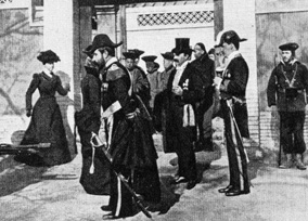 Italian military and diplomatic representatives, Tientsin 1902