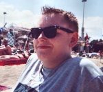me on a beach in Mallorca June 2000