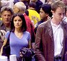 Salma Hayek and Edward Norton at Lakers' game, 05/05/2000
