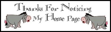 Thanls for noticing my homepage!