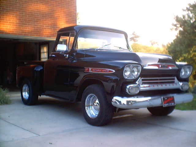 This is a 1959 Chevrolet Apache pickup It was an original Texas truck