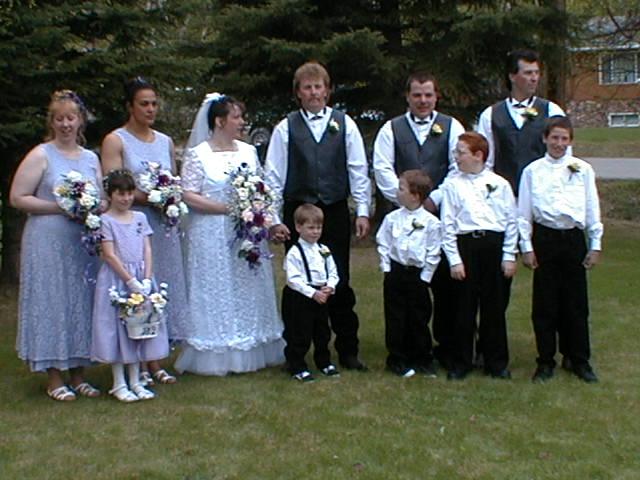 the wedding party