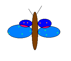 a moving butterfly