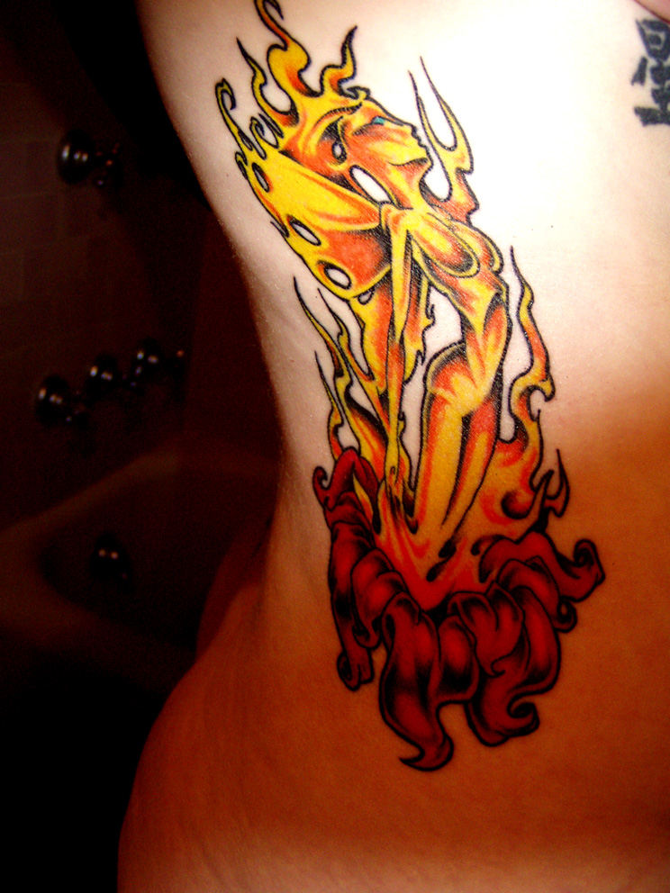 Japanese Flame Tattoos