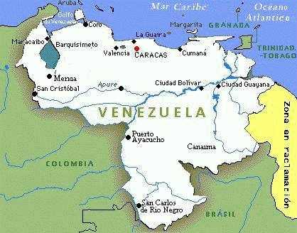 Mapa politico territorial de venezuela - Imagui