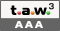 Icono de conformidad con el Nivel Triple-A, del organismo TAW de Conformidad de paginas web