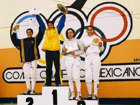 Photo of National Championships Feb.2005-Ariana Aranda wins gold