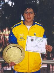 photo of Hector de la Torre Feb. 2005 National Cadet Saber Champion