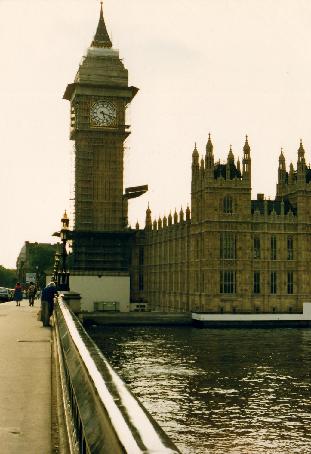 Big Ben getting a face-lift in 1985