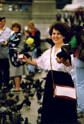 Pigeons at Trafalgar Square  
