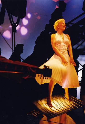 Marilyn Monroe in her most famous pose