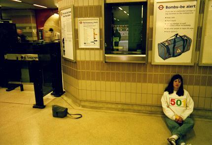 Signs of Bomb Alerts were everywhere in the Tube