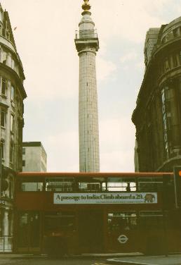 Memorial Tower for great fire 