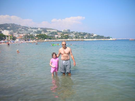 Myself and Isabelle in Cannes, France