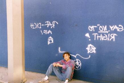 German graffitis in East Berlin