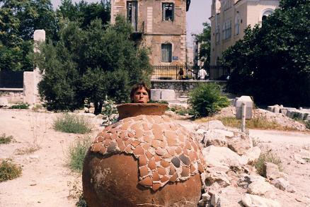  l'intrieur d'un pot d'huile d'olive
