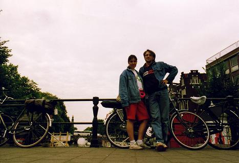 Tara et moi a Amsterdam
