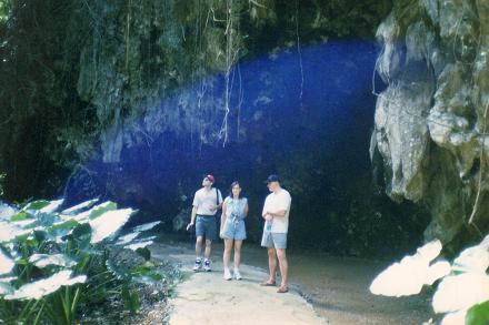  standing at Welchman Hall Gully, Barbados 