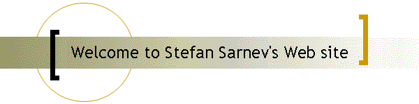 Welcome to Stefan Sarnev's Web site