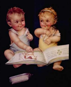 Sweet Babies Read Books ;o)