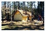 Reconstructed Indian house.