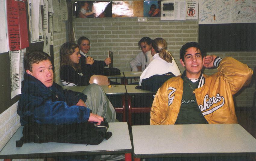 One of our last hours at school in 1999
