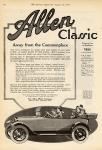1916 Allen Motor Car ad