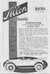 1916 Allen Motor Car ad