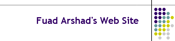 Fuad Arshad's Web Site