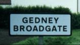 Gedney Broadgate sign