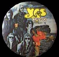 Yes tour badge - 1978