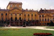 The Esterhazy Chateau in the Hungarian border area near Austria