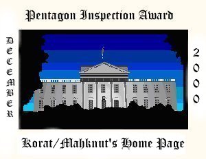 Korat/Mahknut's Homepage Pentagon Inspection!